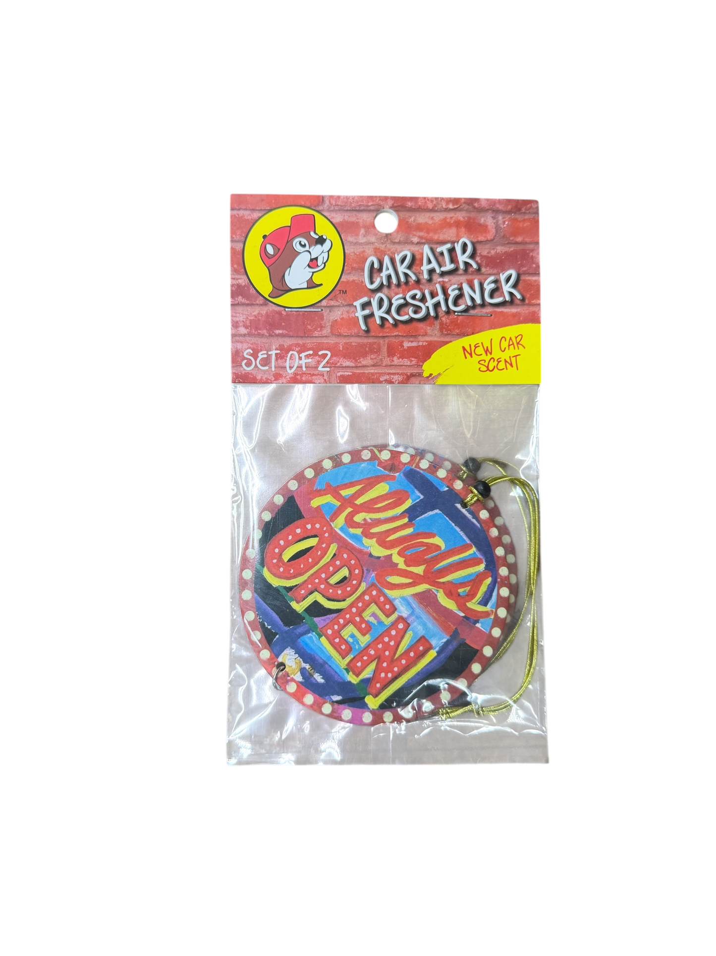 Buc-ee’s Auto Air Freshener Collection – Assorted Designs & Scents – Car Freshener