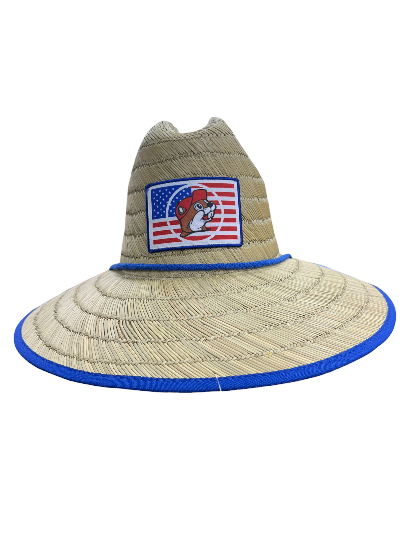 Buc-ee’s Straw Cowboy Hat – Woven Summer Western Hat with Chin Strap