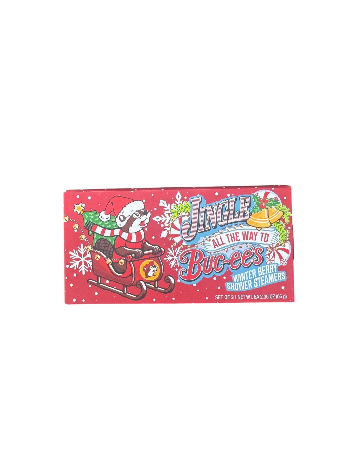 Buc-ee’s Holiday Bath Bombs & Shower Steamers – Winter Berry & Sugar Plum Scents