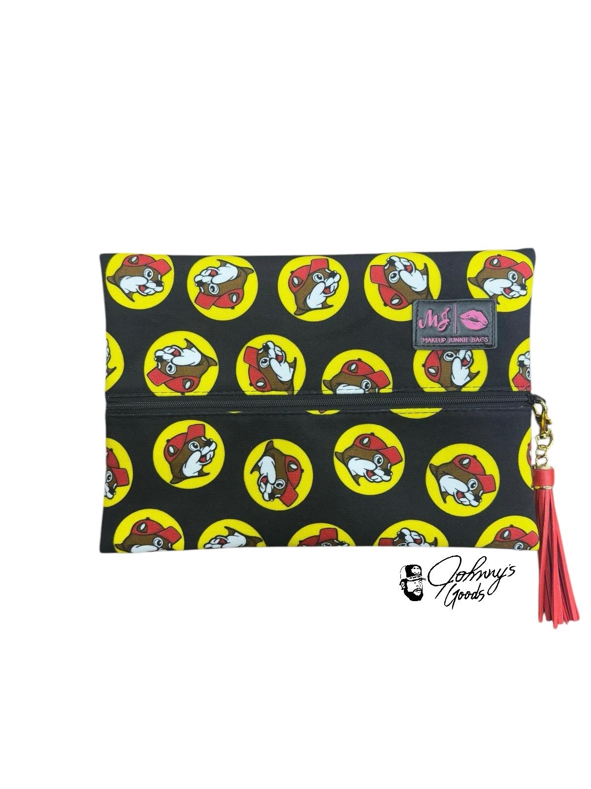 Buc-ee’s “Makeup Junkie Bags” Zipper Logo