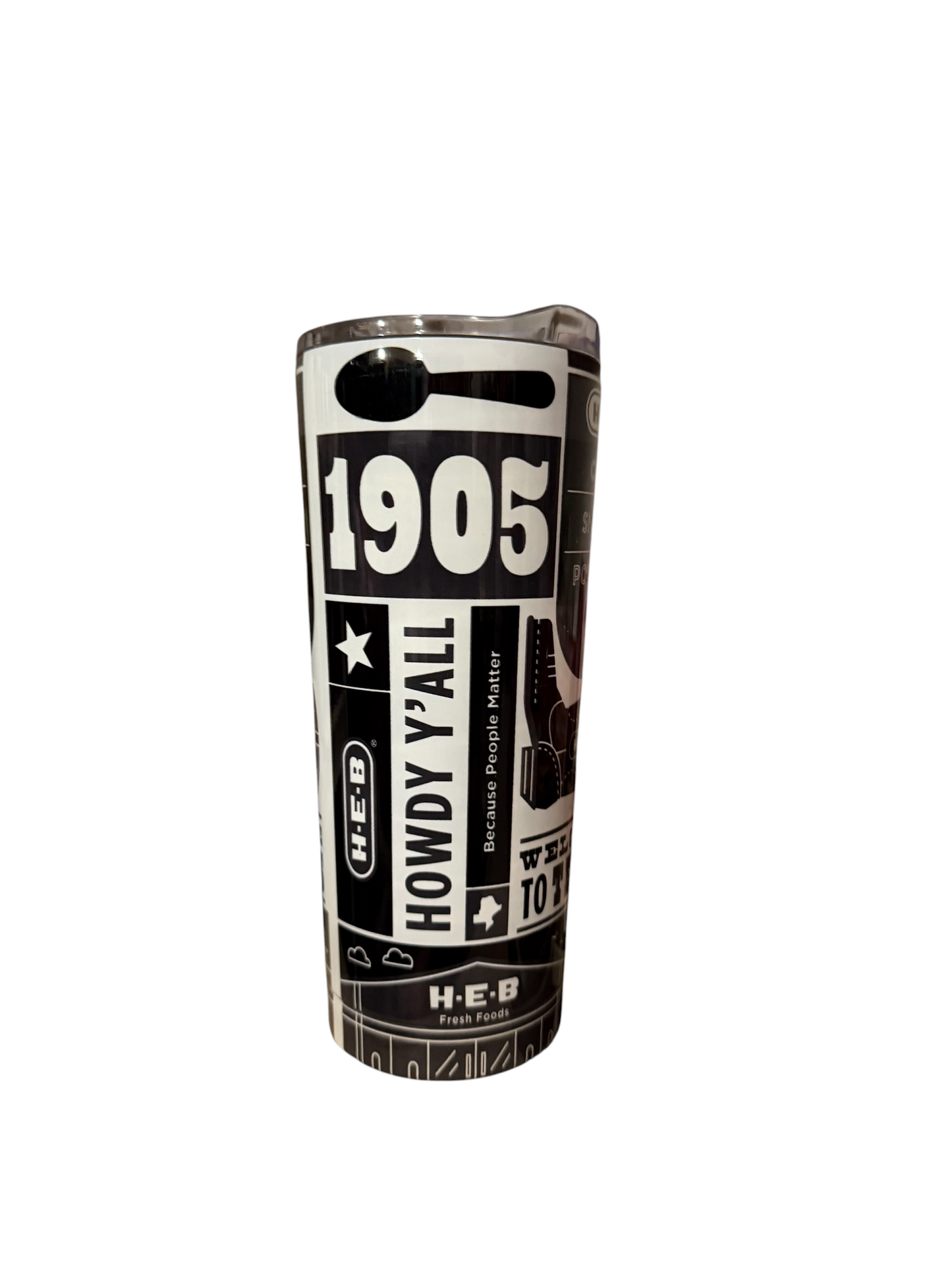 H-E-B “Howdy Y’all” Stainless Steel Tumbler – 24oz Vacuum Insulated Travel Cup