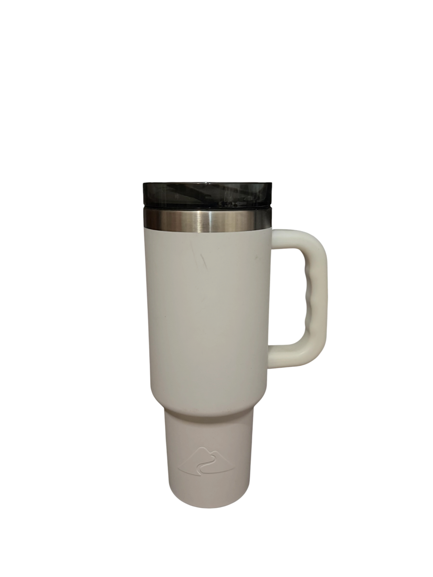Okinawa Japan 40 oz Insulated Travel Tumbler with Handle & Straw (Black or White)