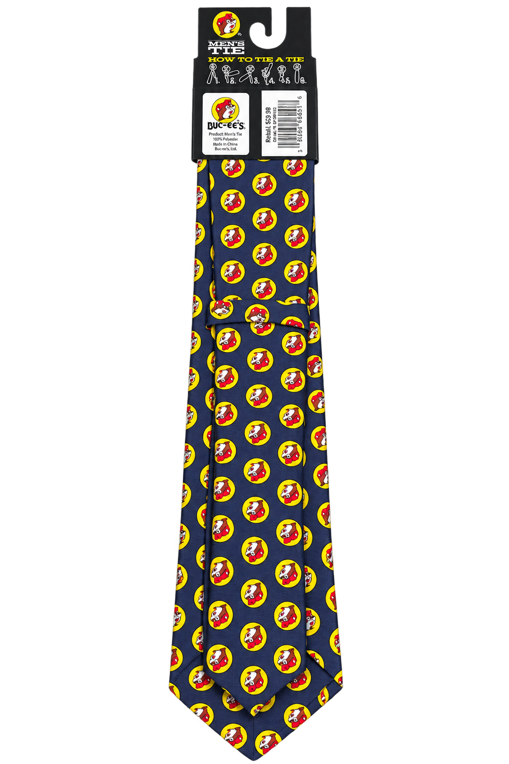 Buc-ee’s Men’s Necktie – Beaver Logo & Patterned Designs