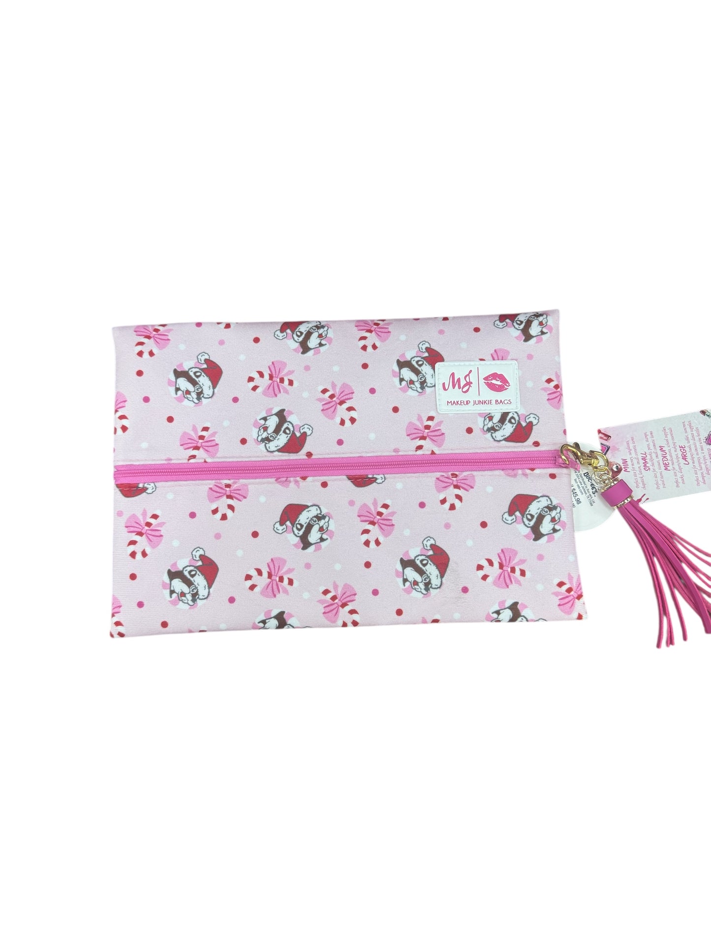 Buc-ee’s “Makeup Junkie Bags” Zipper Logo