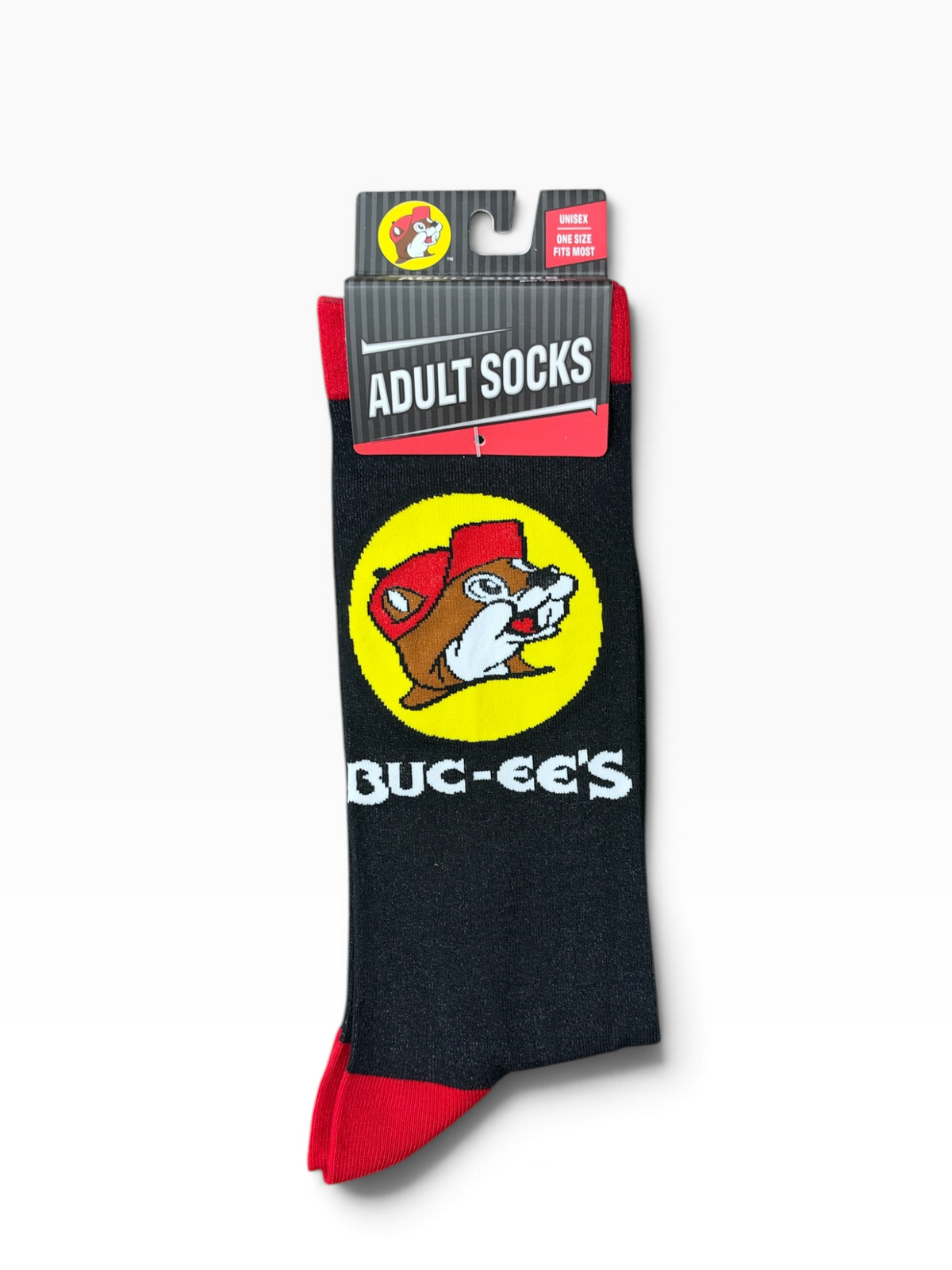 Buc-ee’s Adult Crew Socks – Multiple Styles – Unisex One Size Fits Most