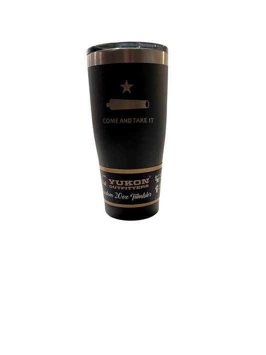 Come and Take It 20 oz Stainless Steel Tumbler – Grey