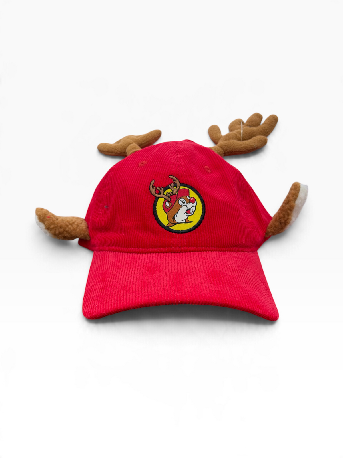 Buc-ee’s Christmas Reindeer Antler Hat – Red Adjustable Cap Lights Up!