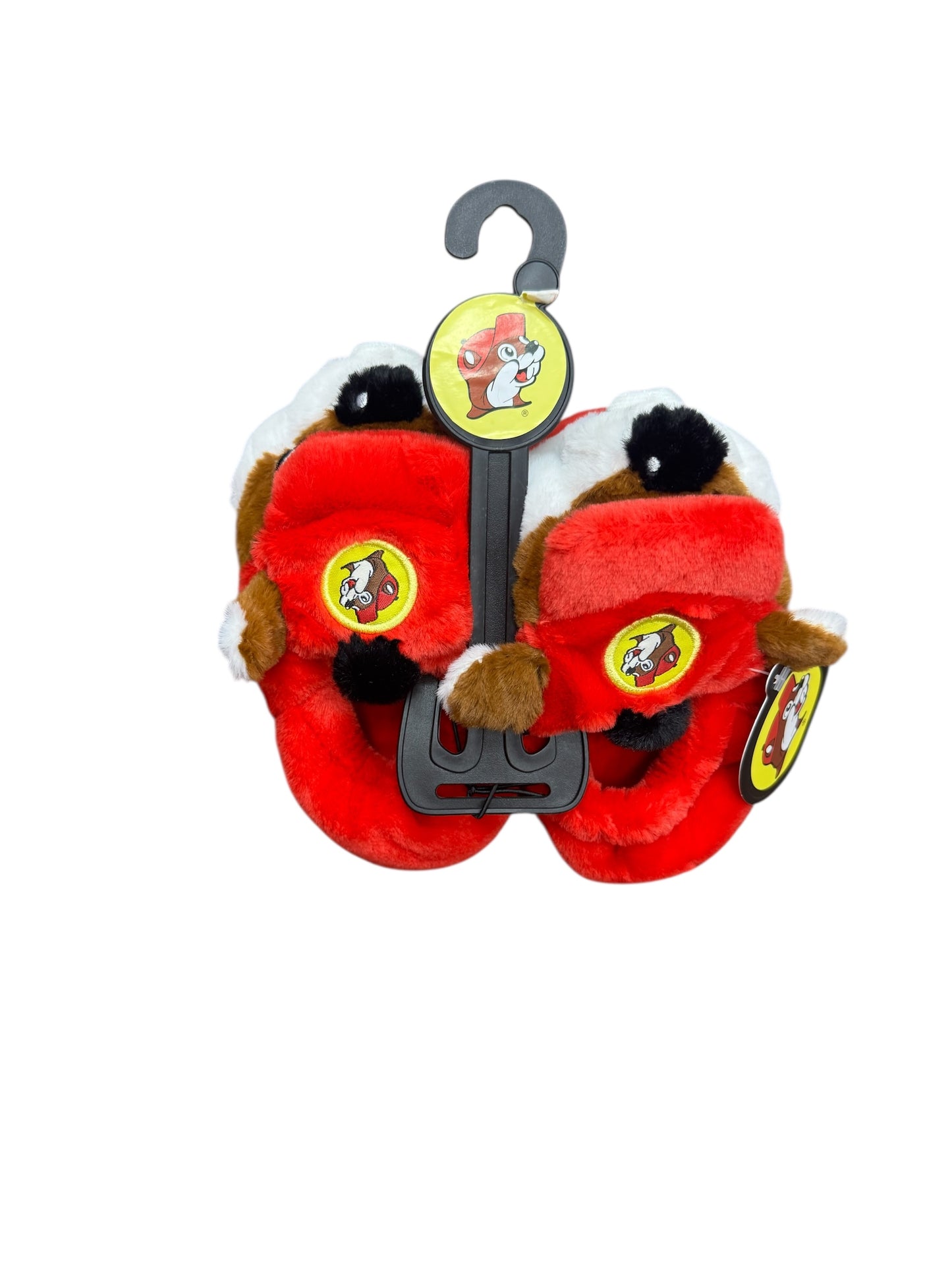 Buc-ee’s 3D Beaver Face Plush Slippers