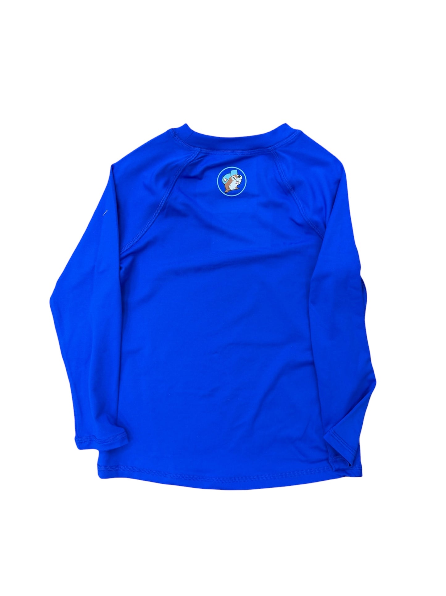 Buc-ee’s Blue SPF 50 Rash Guard Swim Shirt – Youth & Adult Long Sleeve Sun Protection Shirt