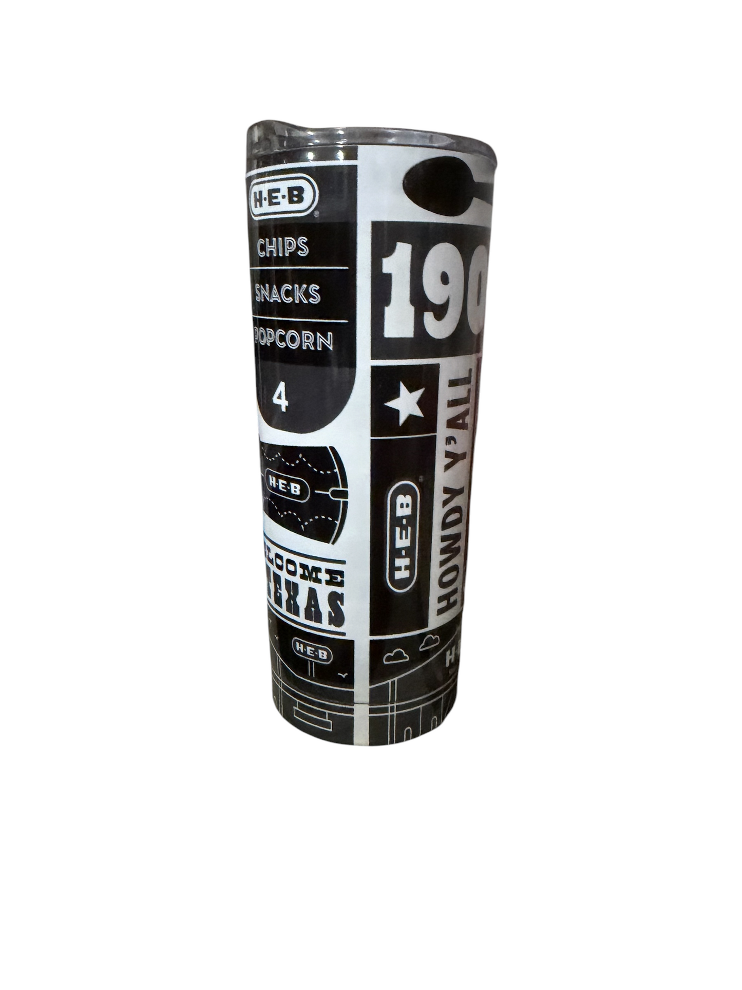 H-E-B “Howdy Y’all” Stainless Steel Tumbler – 24oz Vacuum Insulated Travel Cup