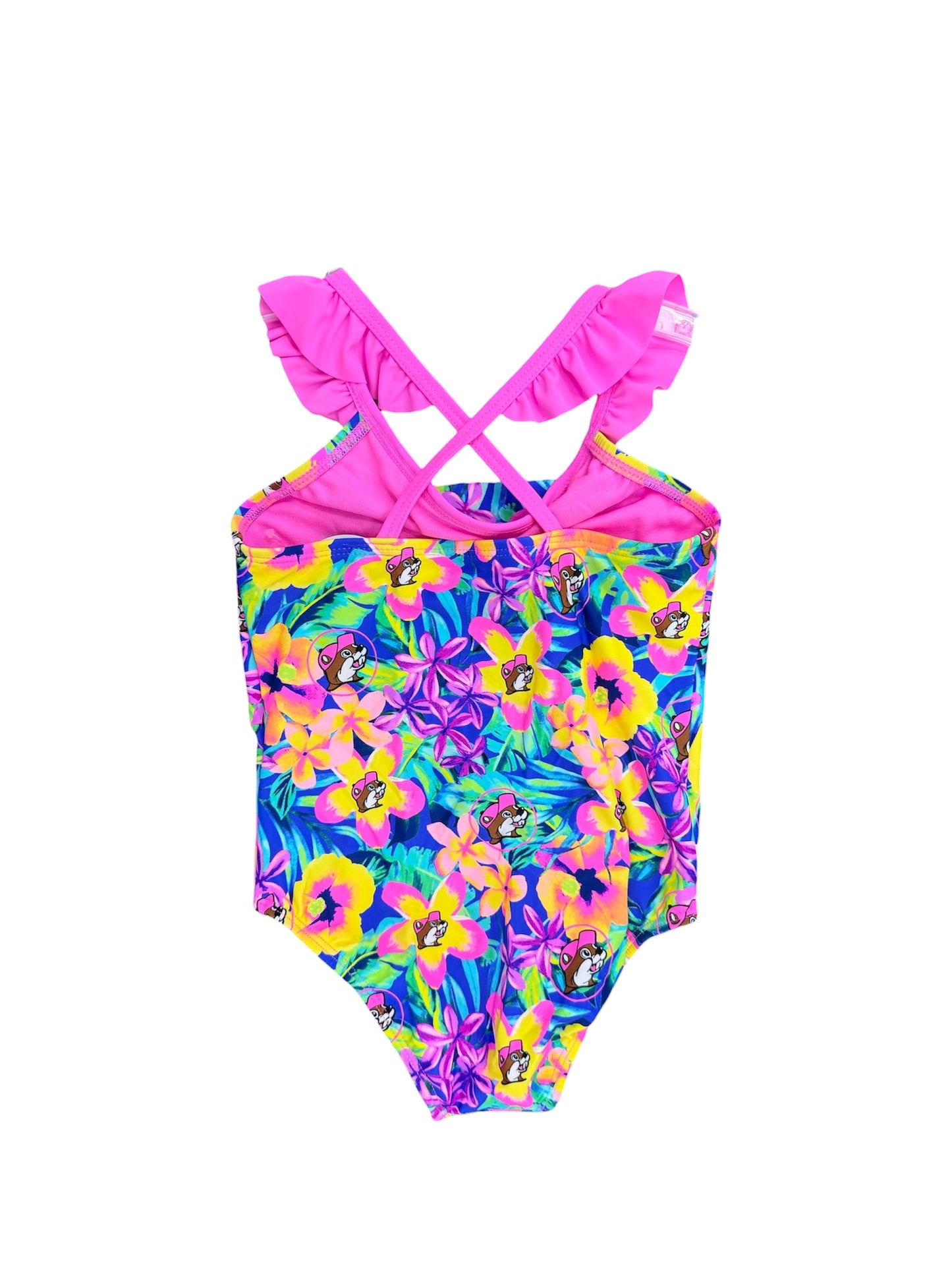 Buc-ee’s Girls One-Piece Swimsuit – Leopard & Tropical Prints | Summer 2026