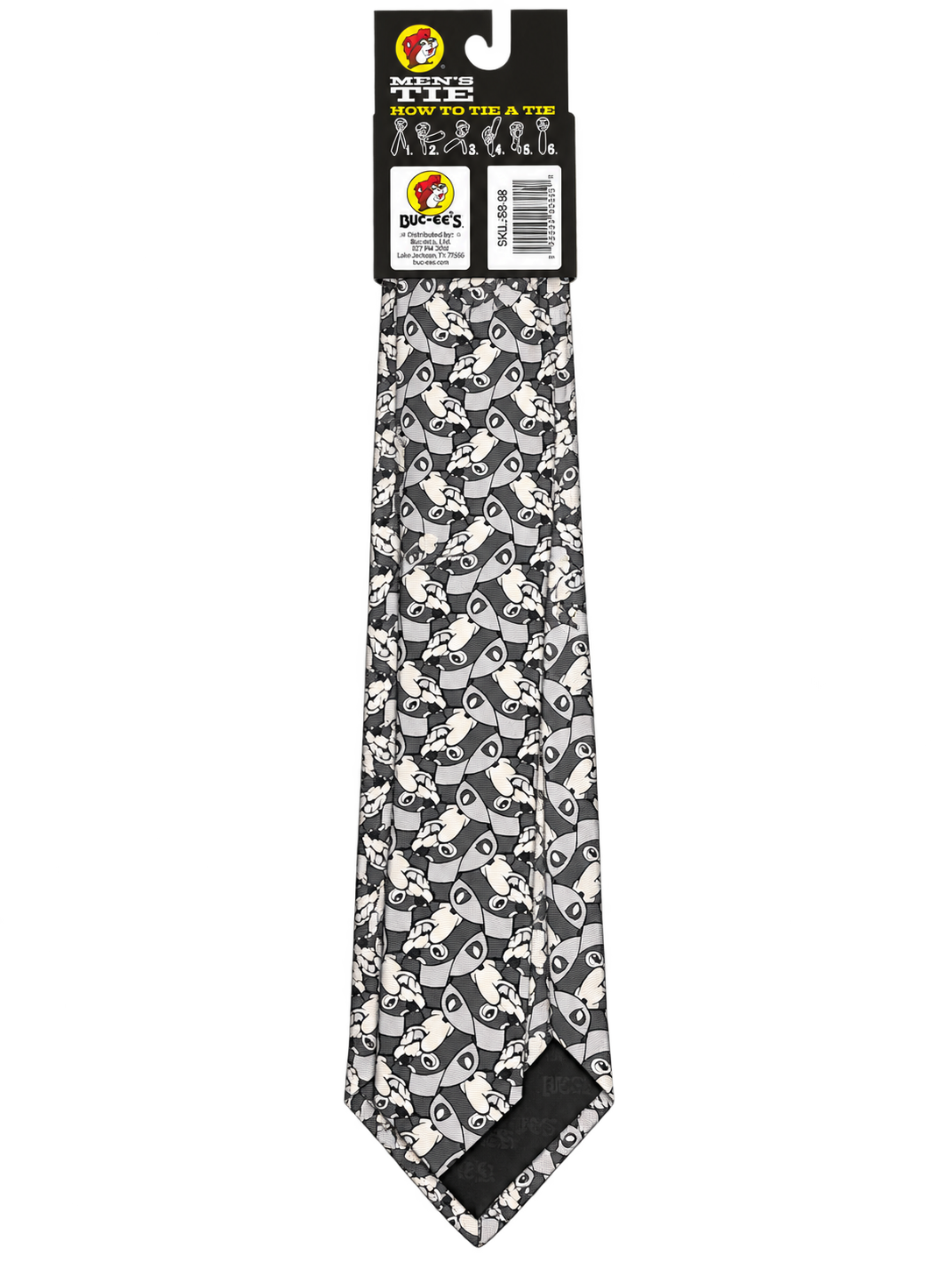 Buc-ee’s Men’s Necktie – Beaver Logo & Patterned Designs
