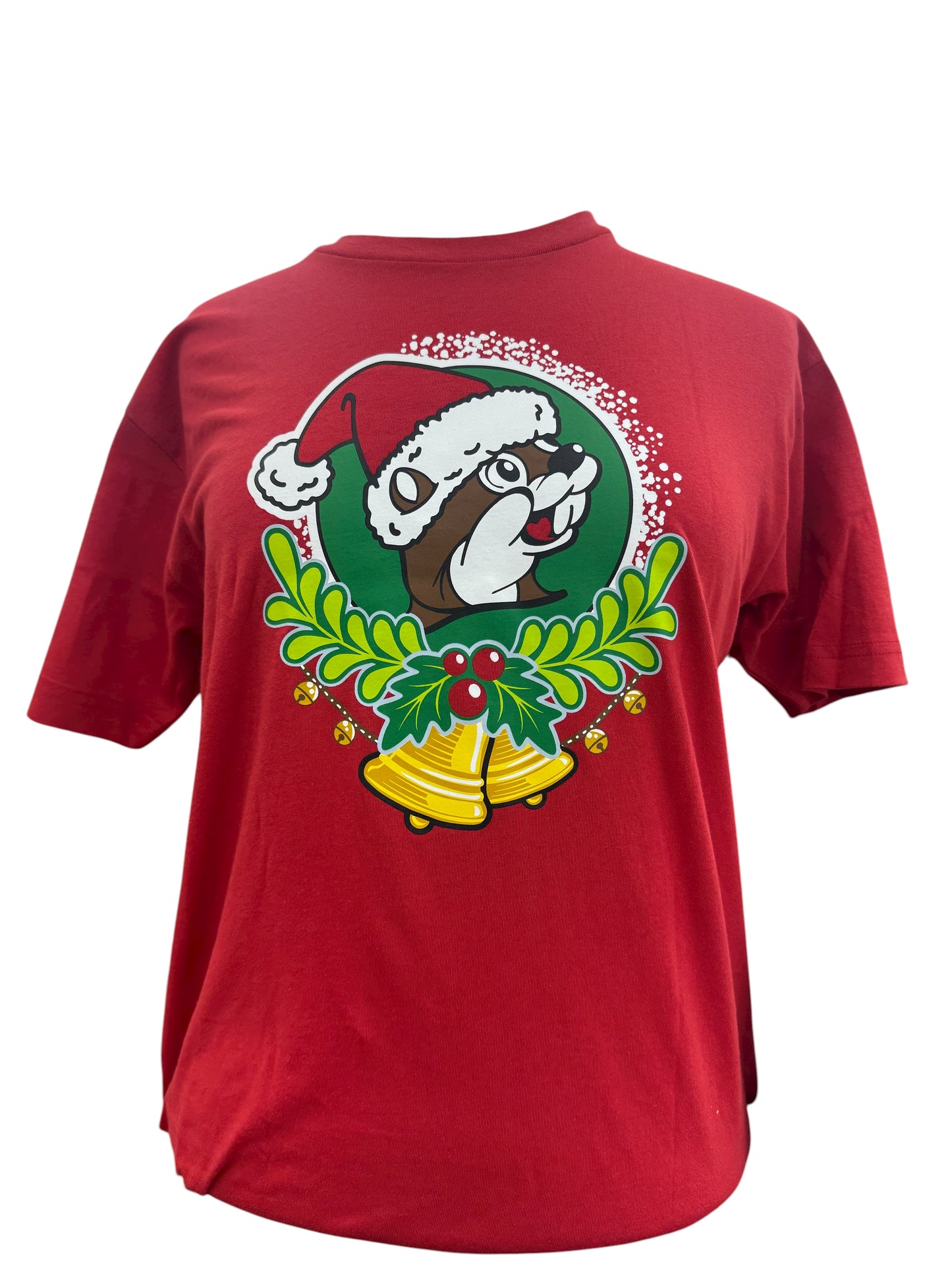 Buc-ee’s “Jingle All the Way” Christmas Graphic T-Shirt – Red (Unisex)