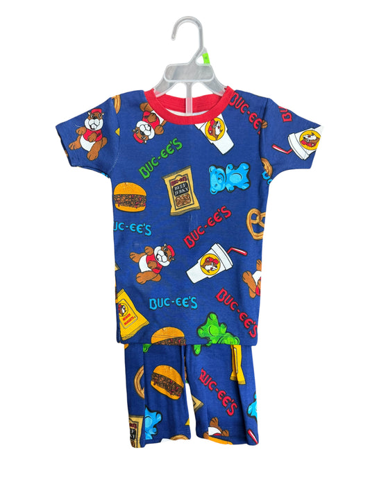 Buc-ee’s Kids Pajama Set – Blue Snack Print