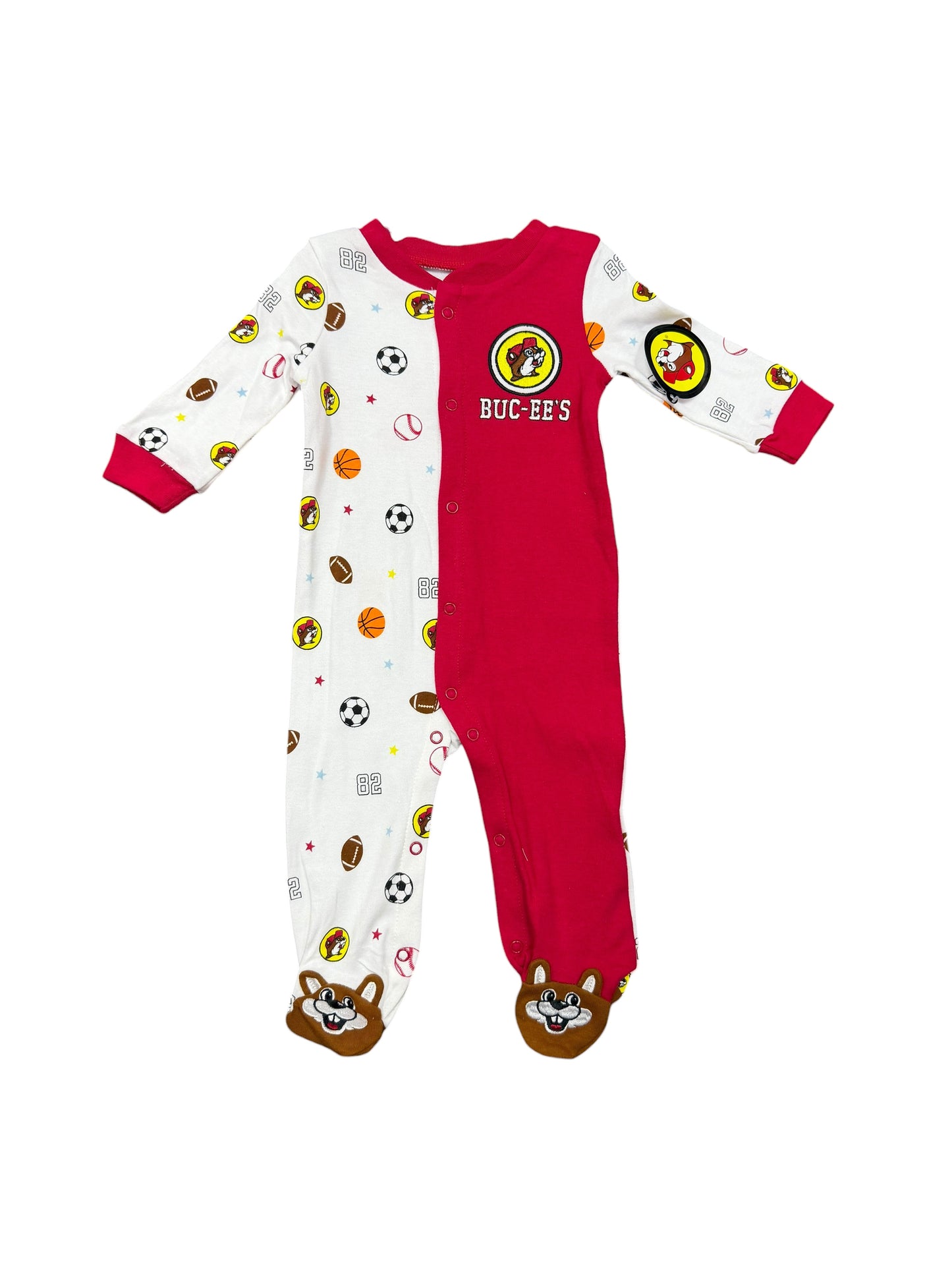 Buc-ee’s Baby Footed Sleepers – Assorted Styles