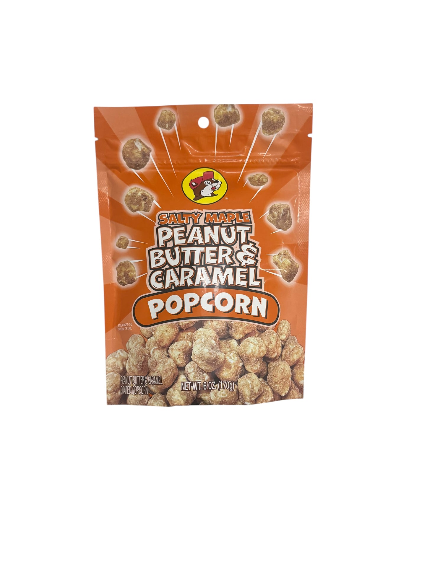 Buc-ee’s Flavored Popcorn – Peanut Butter & Caramel – Spicy & Cinnamon Options – Sweet & Savory Snack