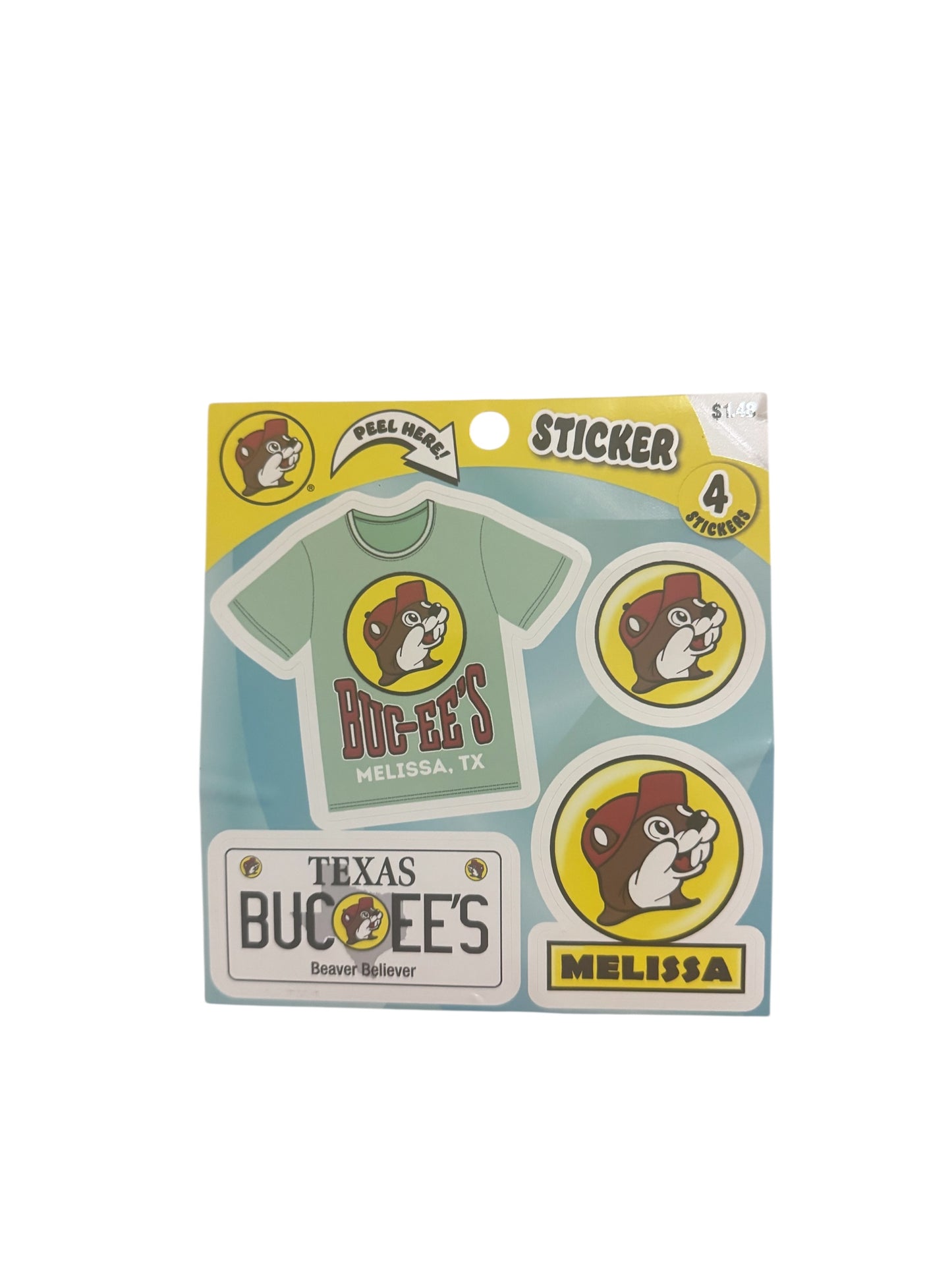Buc-ee’s Location Stickers *4 Stickers*