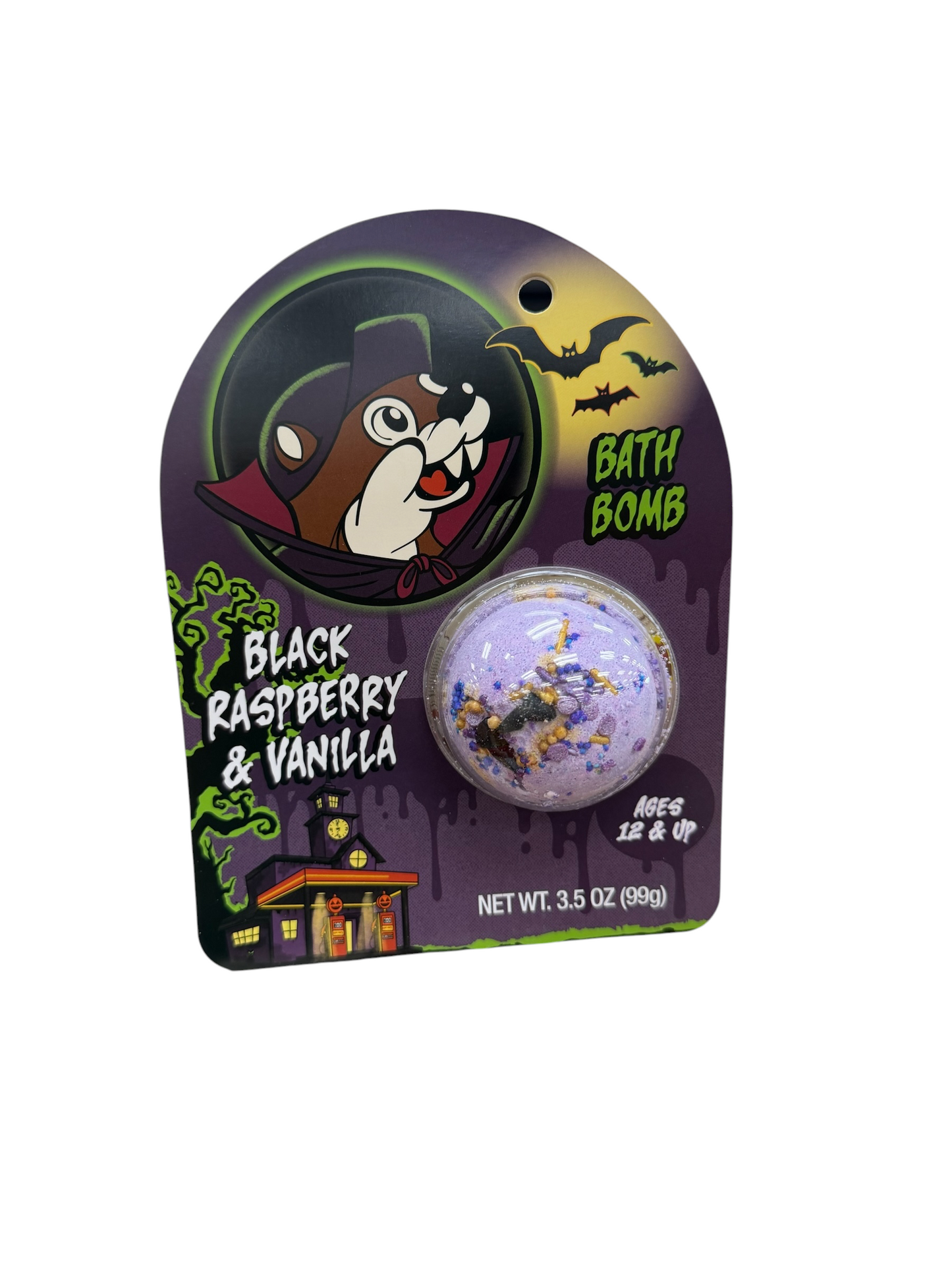 Buc-ee’s Spooky Nights Halloween Bath Bomb Collection – Pumpkin Spice & Black Raspberry Vanilla (3.5 oz)