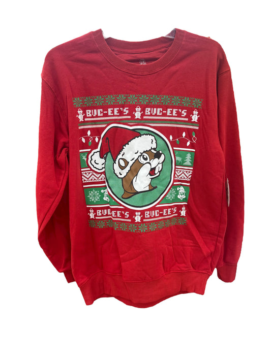 Buc-ee’s Red Christmas Holiday Beaver Sweater 2025
