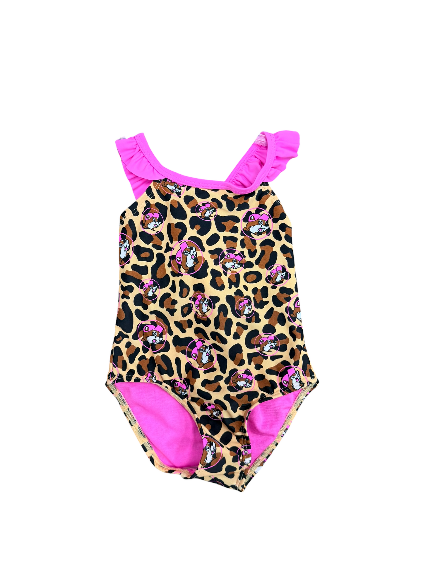 Buc-ee’s Girls One-Piece Swimsuit – Leopard & Tropical Prints | Summer 2026