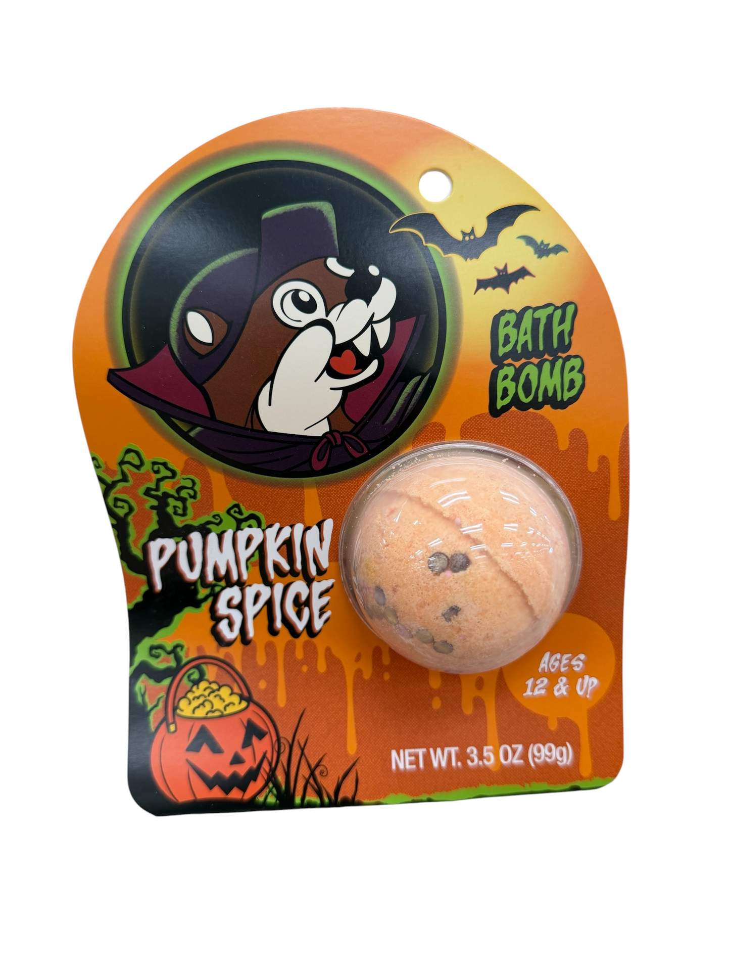 Buc-ee’s Spooky Nights Halloween Bath Bomb Collection – Pumpkin Spice & Black Raspberry Vanilla (3.5 oz)