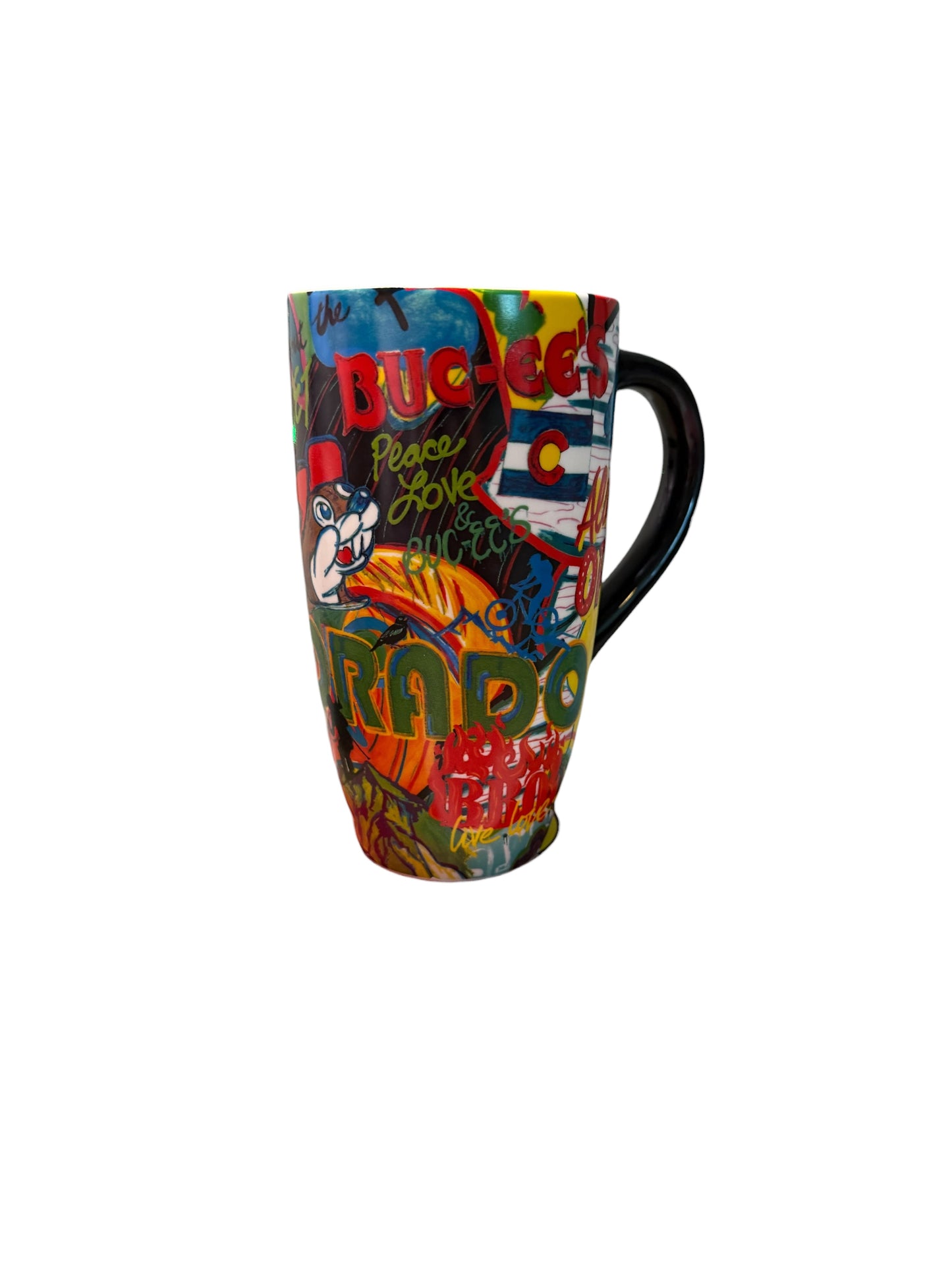 Buc-ee’s Colorado Latte Mug – Colorful Collectible Coffee Mug