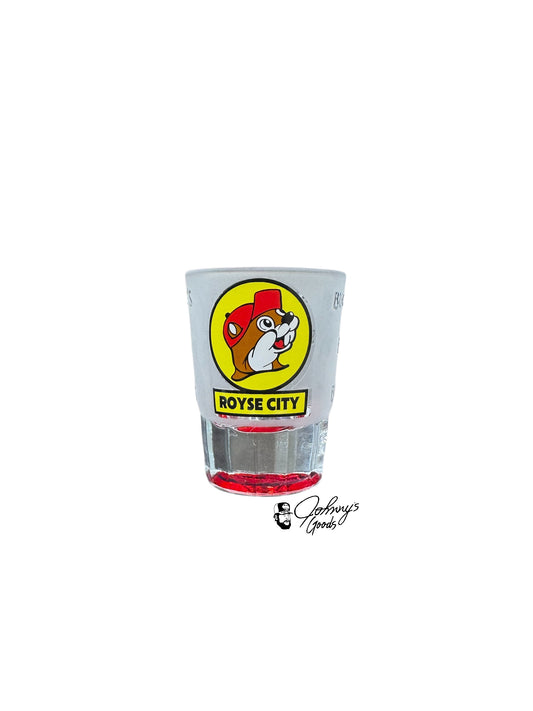 Buc-ee’s Location Etched Shot Glass