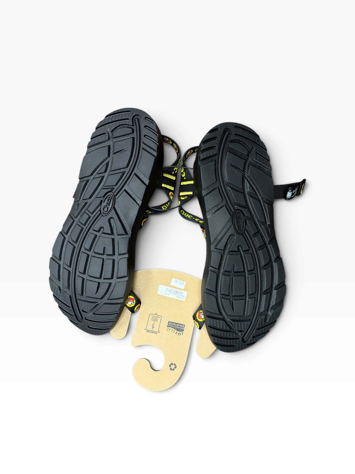 Buc-ee’s Chaco Sandals – Black Logo Straps
