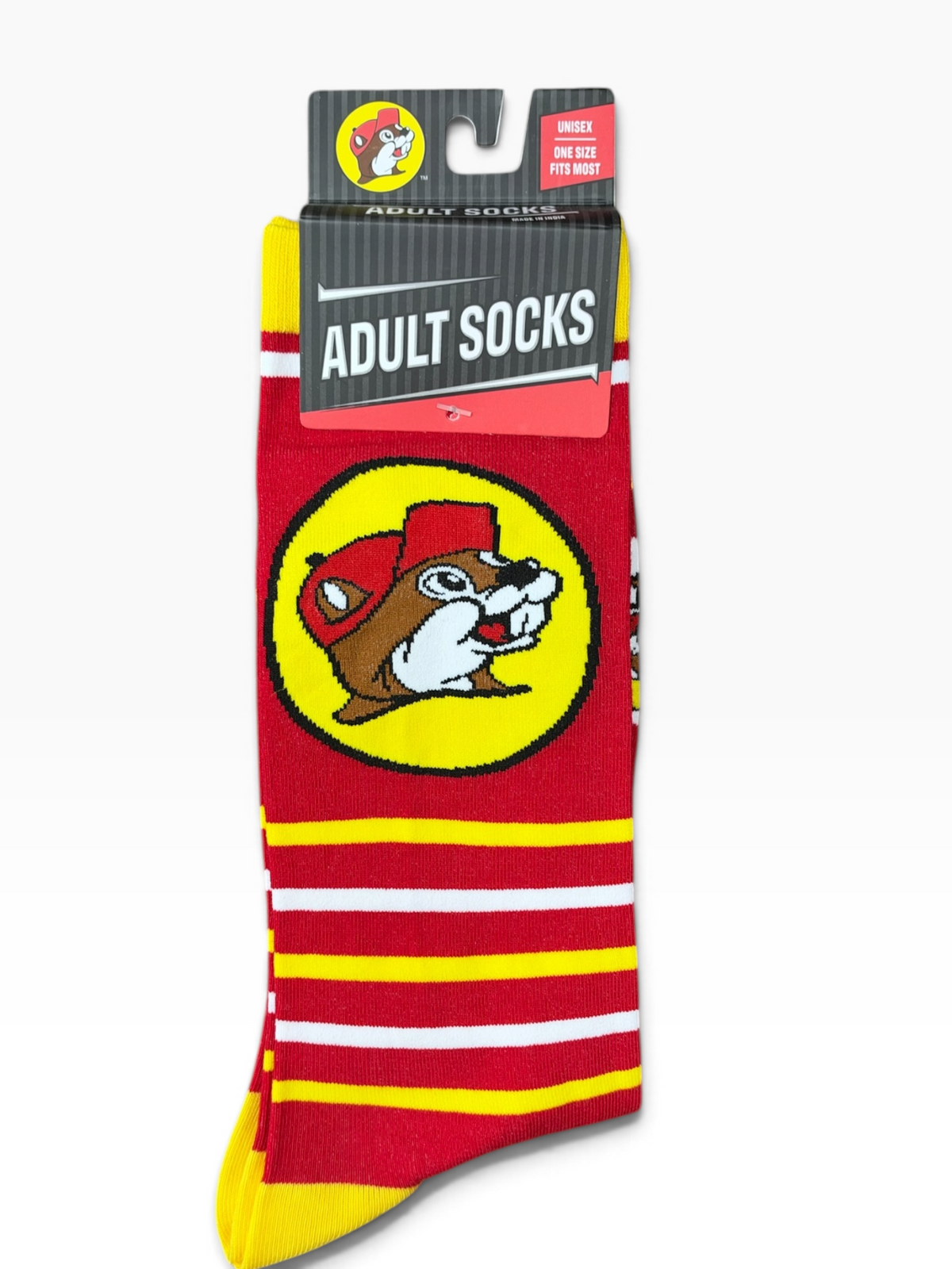 Buc-ee’s Adult Crew Socks – Multiple Styles – Unisex One Size Fits Most