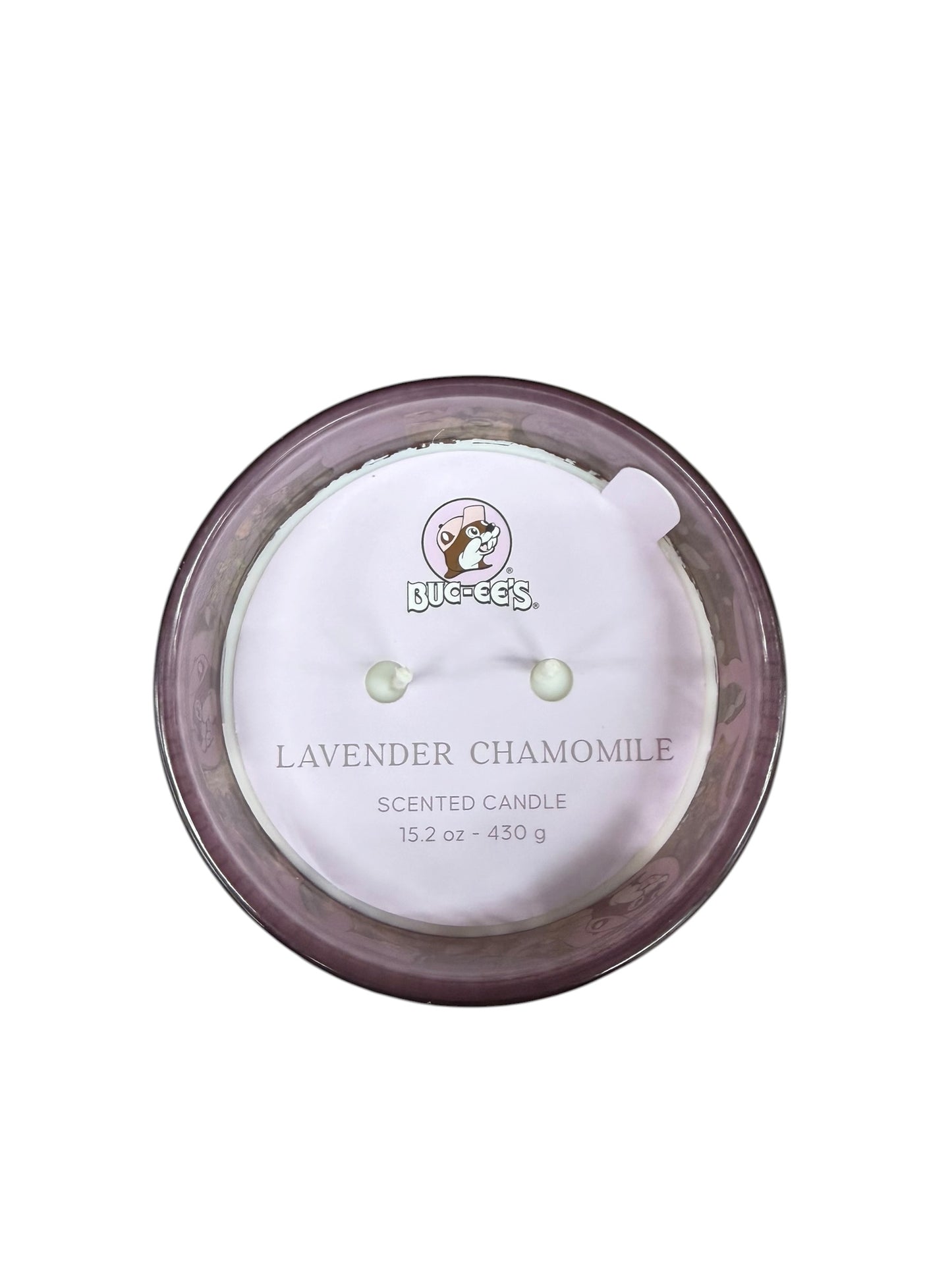Buc-ee’s 2-Wick Scented Candle – Decorative Glass Jar (Sparkling Mimosa & Lavender Chamomile)