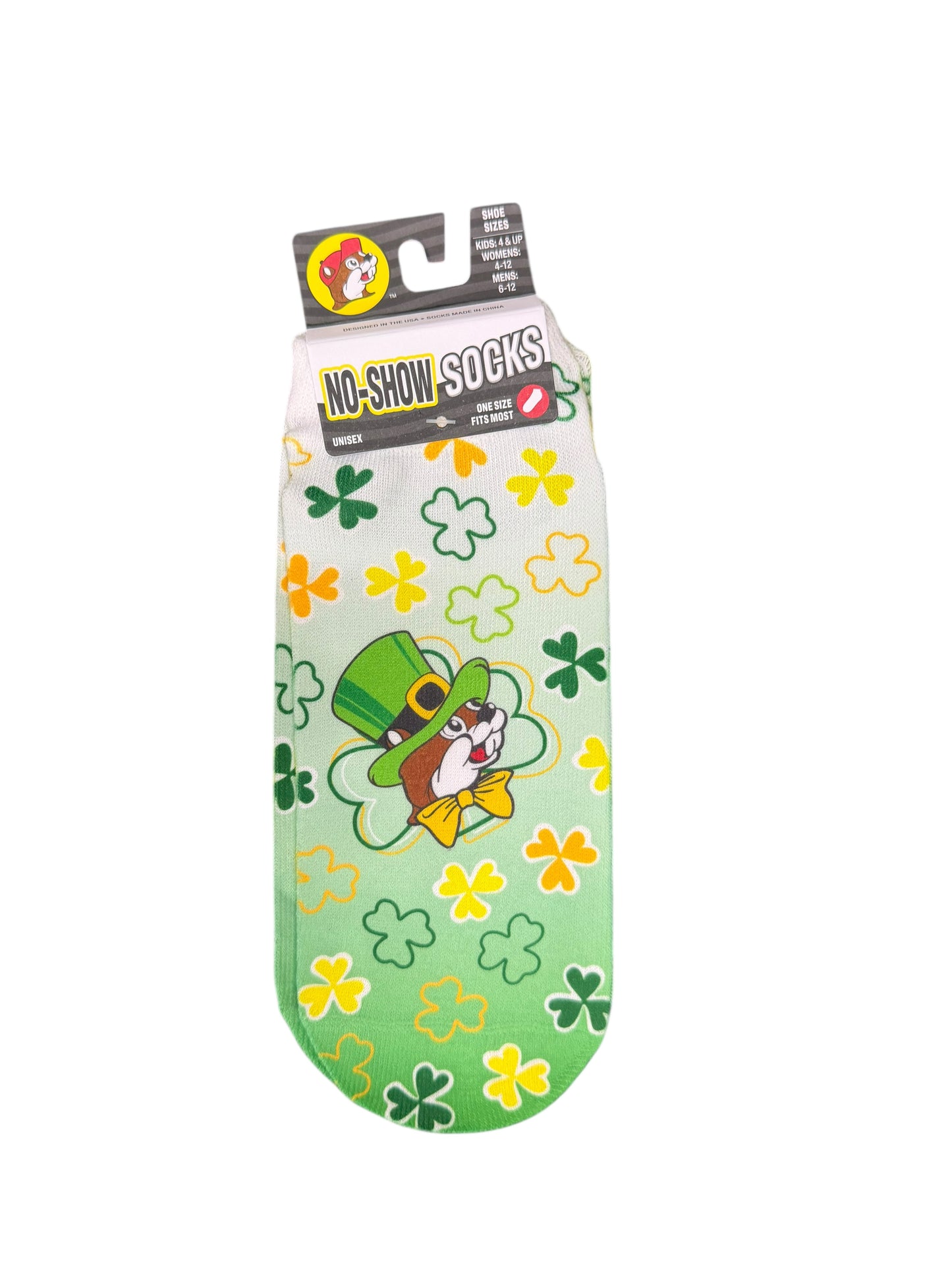 Buc-ee’s St. Patrick’s Day Socks – Kids & Adult | Crew & No-Show Styles 🍀