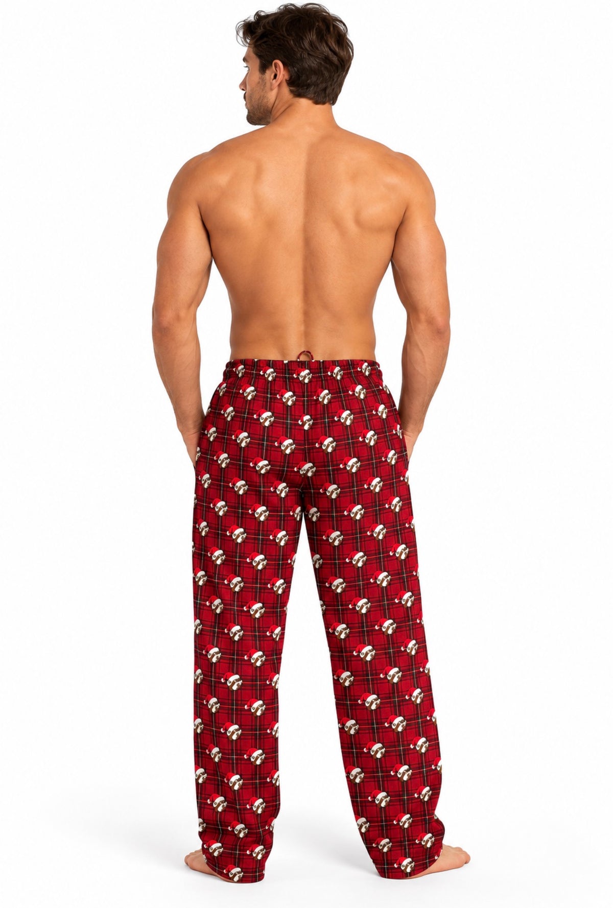 Buc-ee’s Christmas Plaid Pajama Pants – Santa Beaver Print
