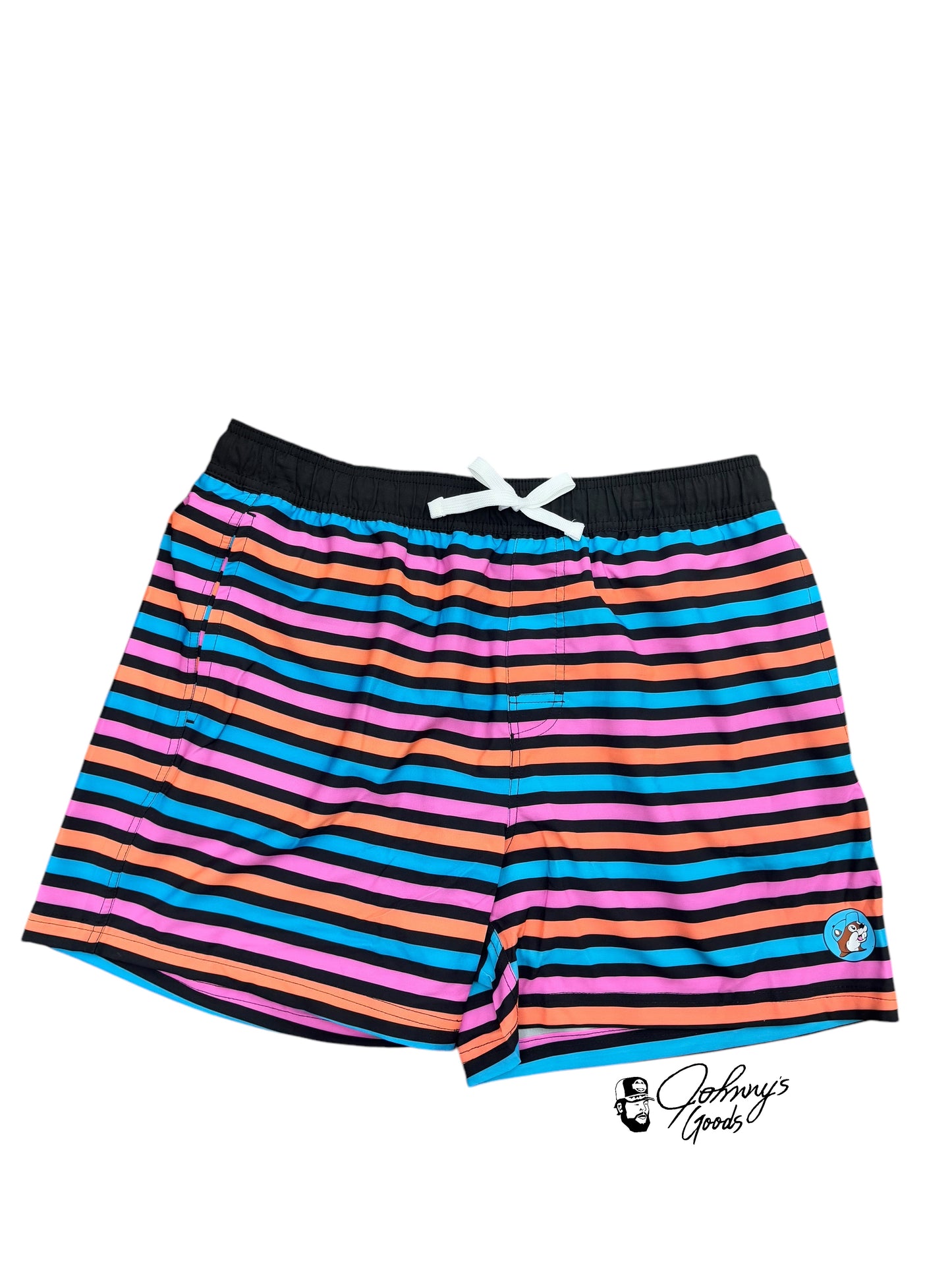 Buc-ee’s Men’s/Youth Striped Swim Trunks 2025