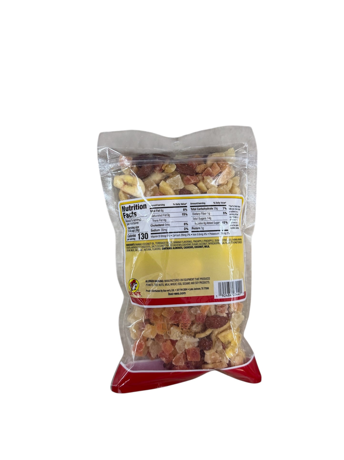 Buc-ee’s Tropical Trail Mix – 10 oz Resealable Bag