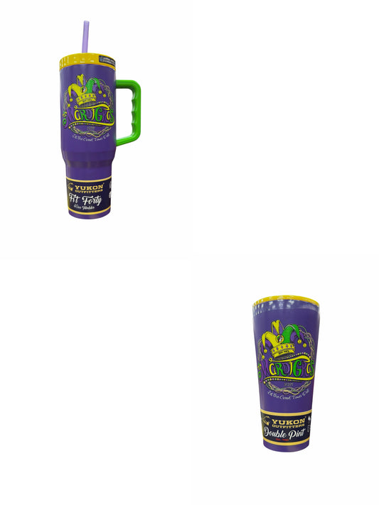 Buc-ee’s Mardi Gras Tumblers – 32oz & 40oz | Let the Good Times Roll