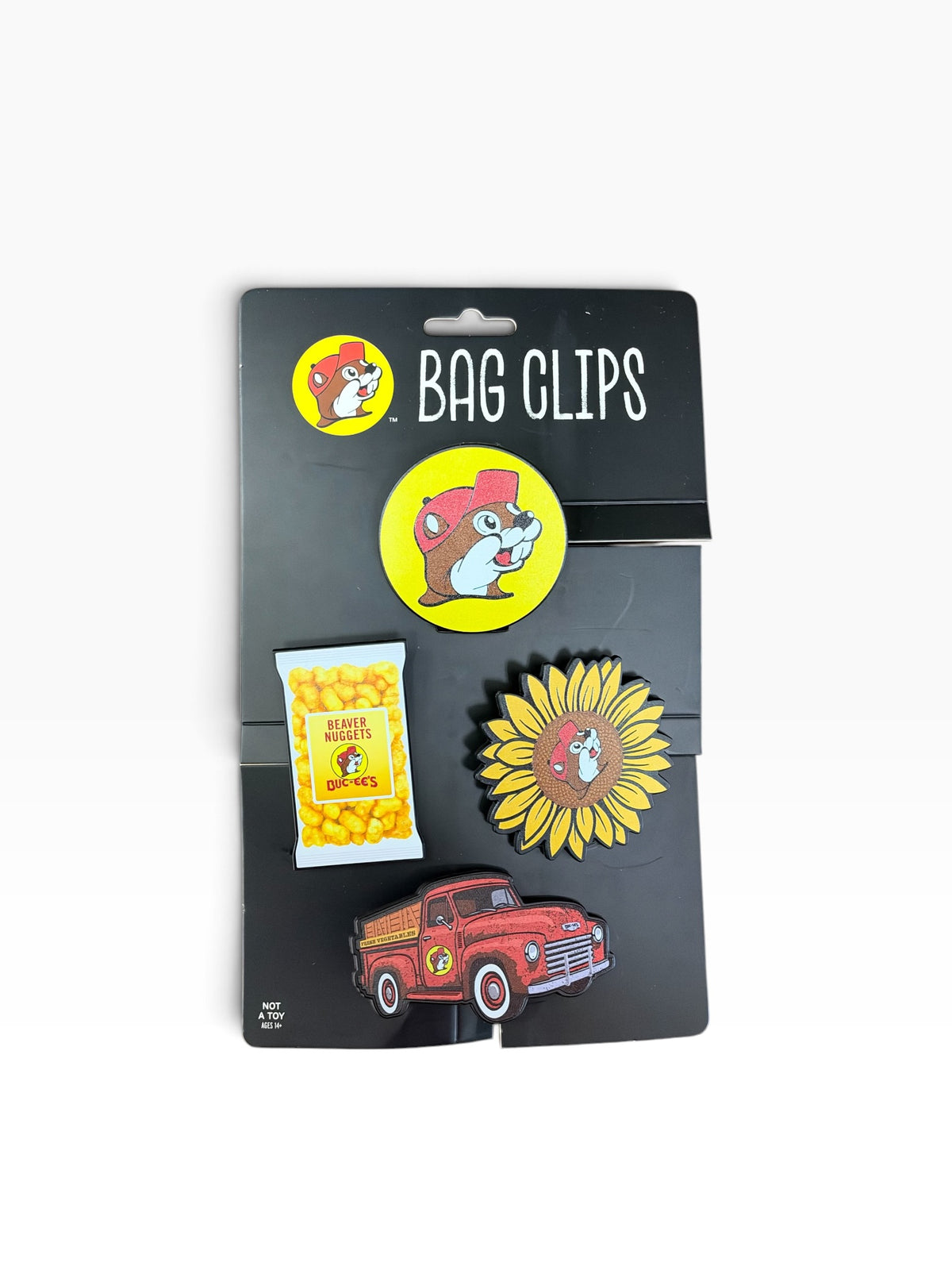 Buc-ee’s Icon Bag Clips – 4-Piece Set