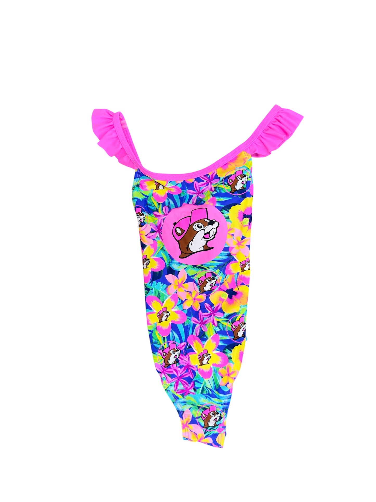 Buc-ee’s Girls One-Piece Swimsuit – Leopard & Tropical Prints | Summer 2026