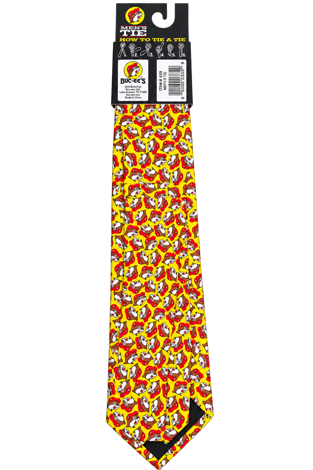 Buc-ee’s Men’s Necktie – Beaver Logo & Patterned Designs