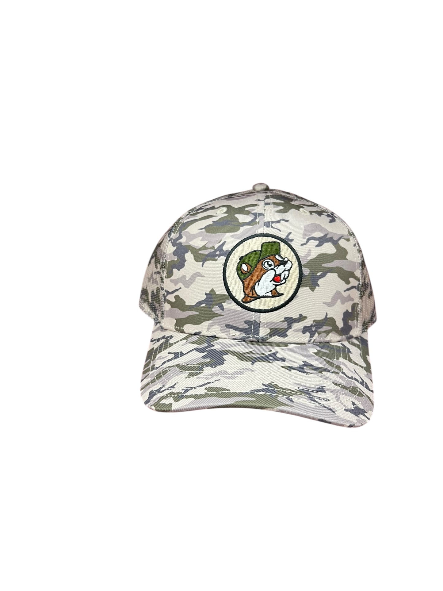 Buc-ee’s Camo Hat – Outdoor Beaver Logo Baseball Cap