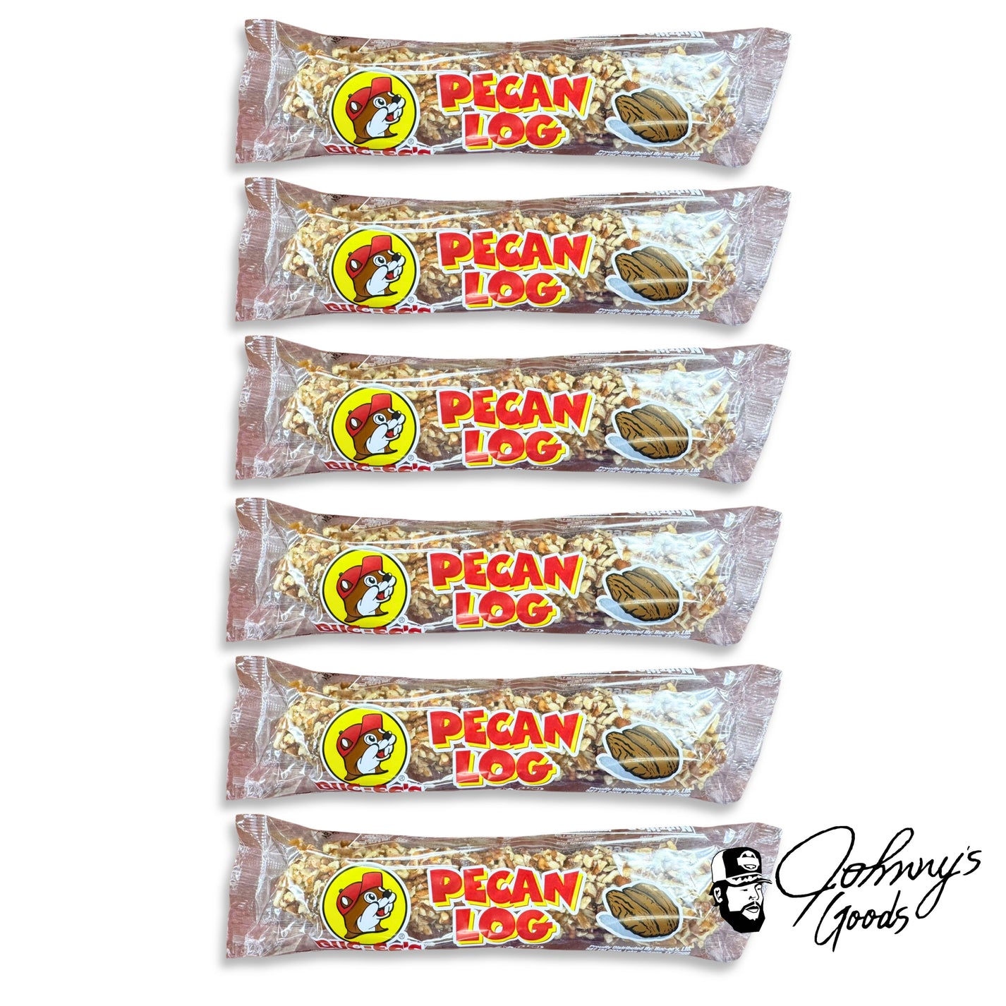 Bucee's Pecan Log Authentic Quality Snacks Johnny's Goods