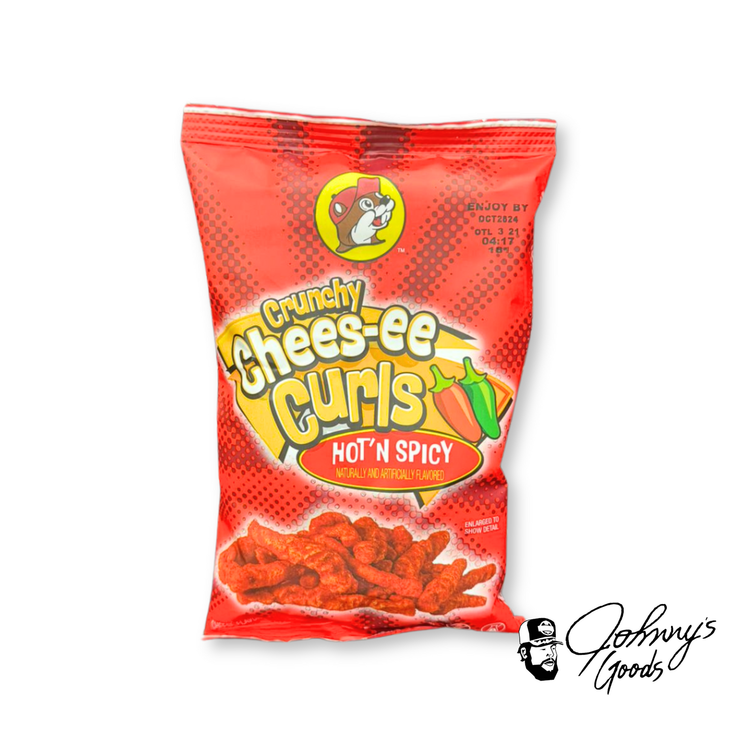 Buc-ee's Crunchy Chees-ee Curls – Hot N Spicy, Limón, & Original Flavors – Bold & Cheesy Snack