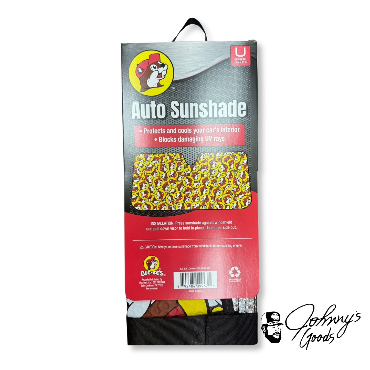 Buc-ee's Accord Sunshade