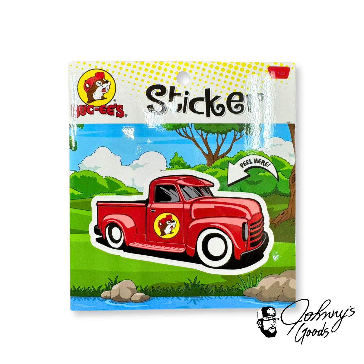 Buc-ee's Red Truck Sticker | Johnny's Goods