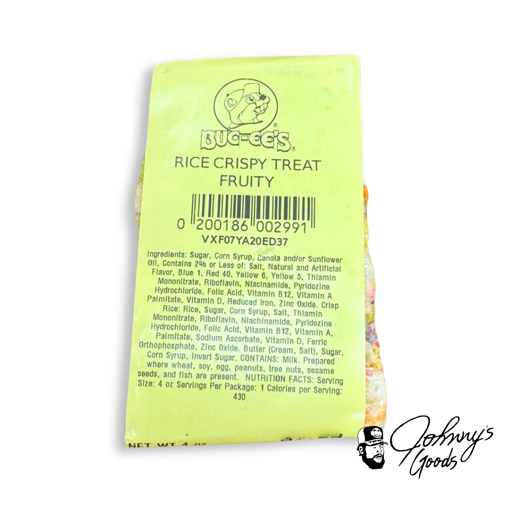 Bucee's Rice Crispy Treats Johnny's Goods