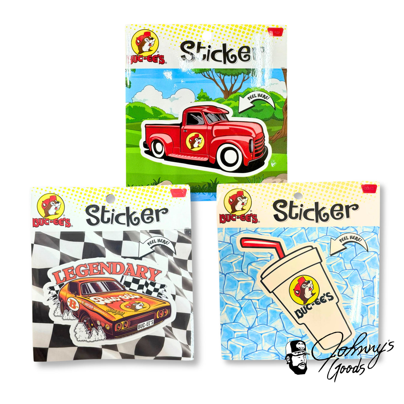 Buc-ee's Red Truck Sticker | Johnny's Goods