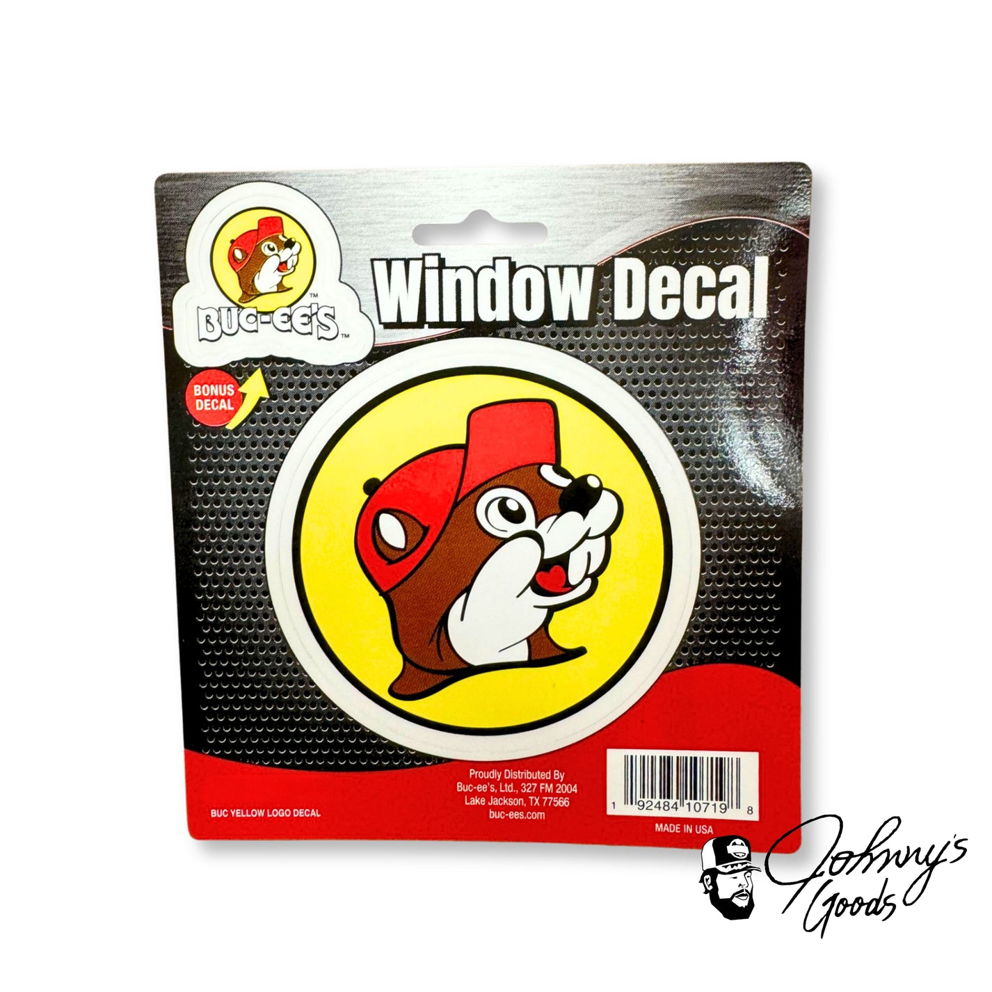 Buc-ee's Window Decals with Bonus Decal β Johnny's Goods