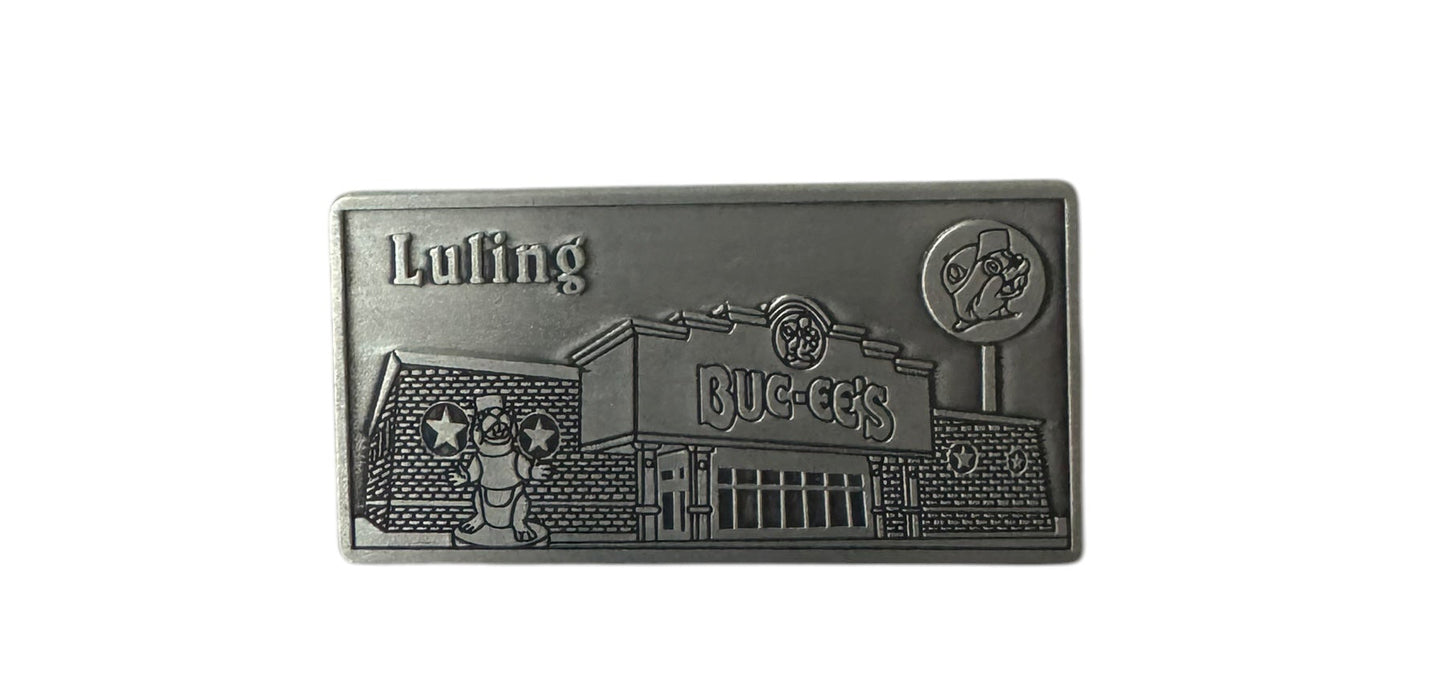 Buc-ee's Silver Magnet