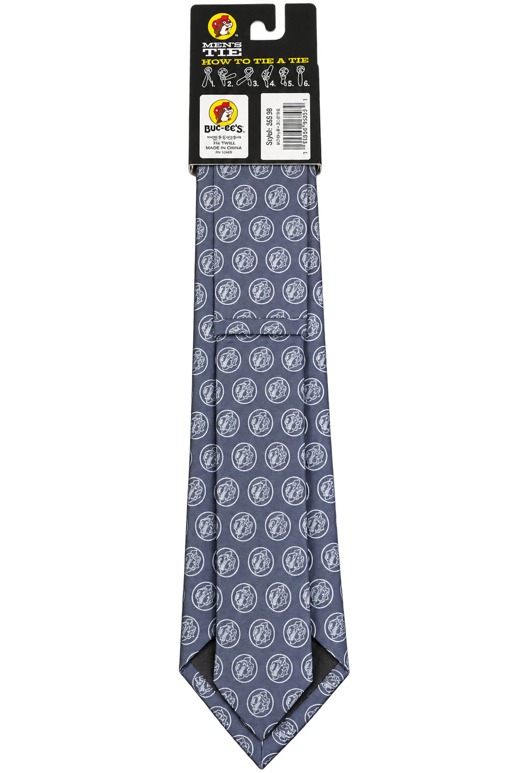 Buc-ee’s Men’s Necktie – Beaver Logo & Patterned Designs
