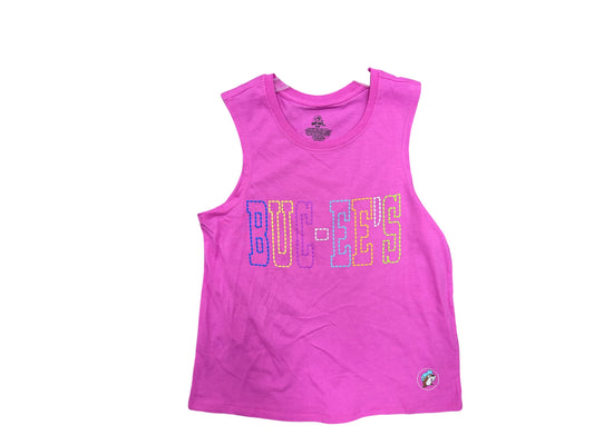 Buc-ee’s Women’s Pink Tank Top – Retro Buc-ee’s Logo Summer Shirt