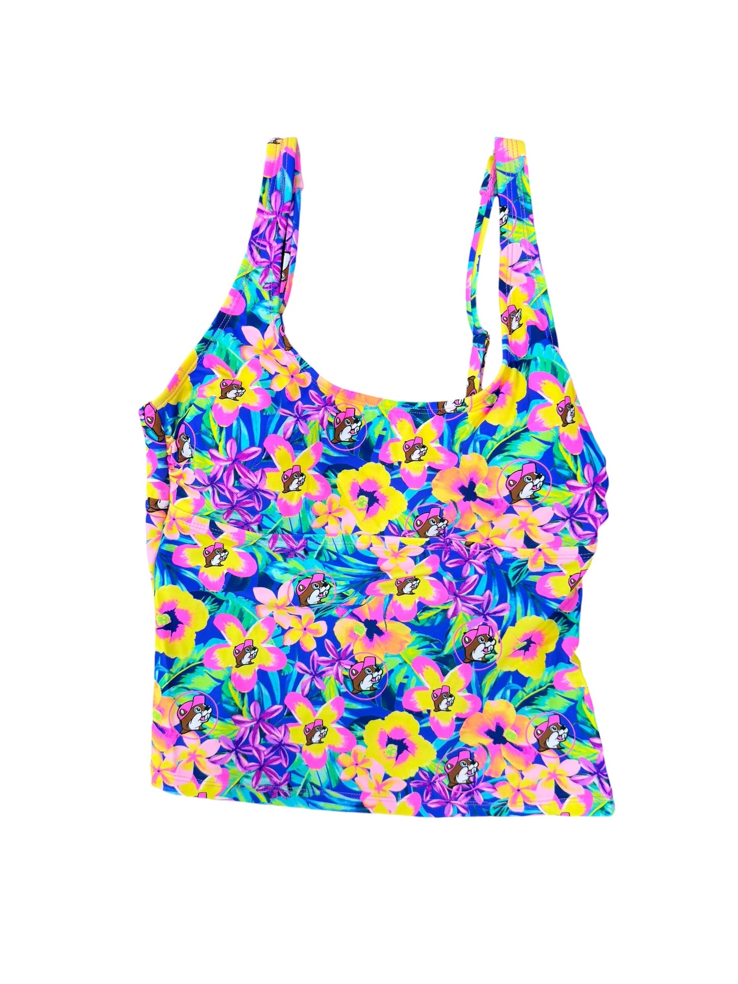 Buc-ee’s Tropical Floral Swim Collection – Tank, Bikini & Boyshort Options